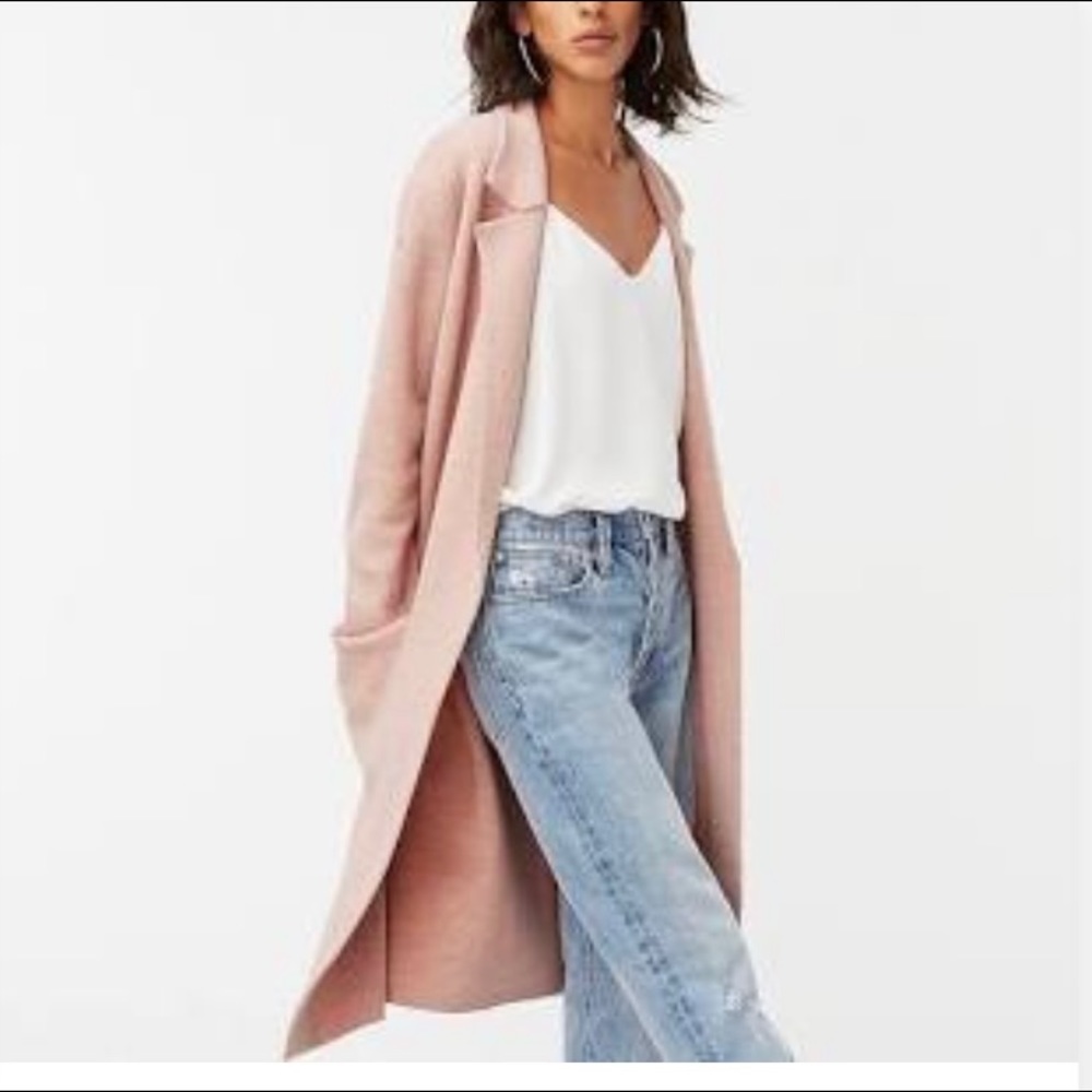J.crew long sweater blazer